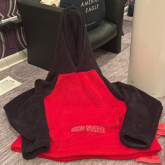 Ohio State Sherpa Sweatshirt with Hood - Picture 2 of 3